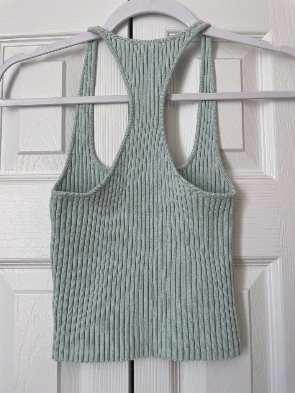 Intimately Free People Pale Mint Ribbed Racerback Tank - Picture 3 of 3